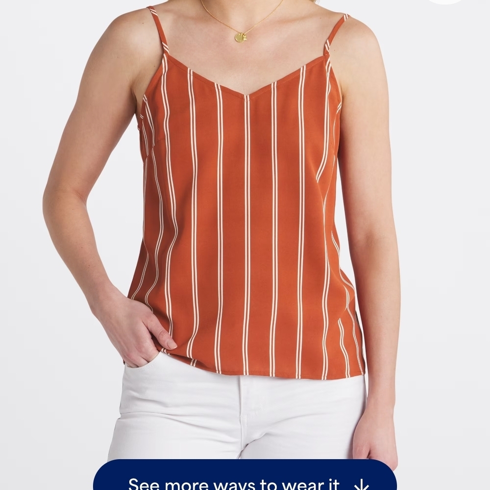 41 Hawthorn Terracotta Striped Cami